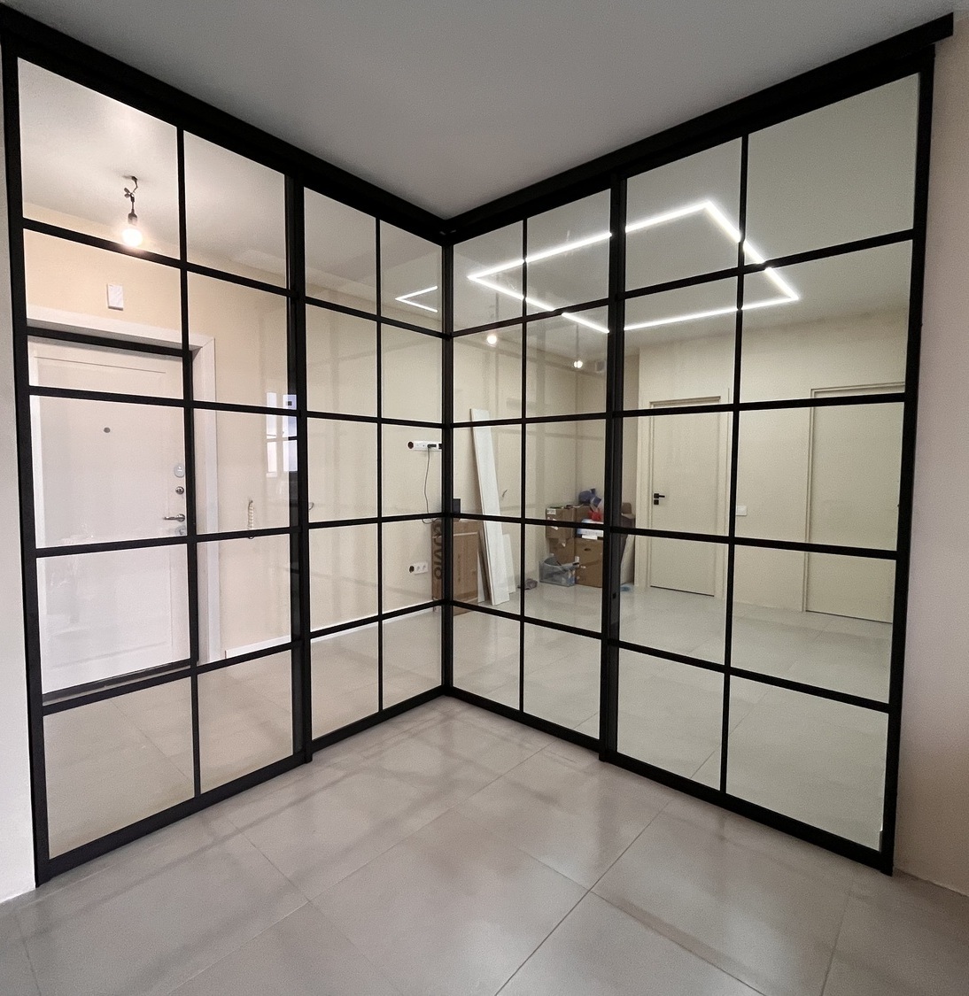 Перегородки из стекла в офис и дом Перегородки для зонирования помещений