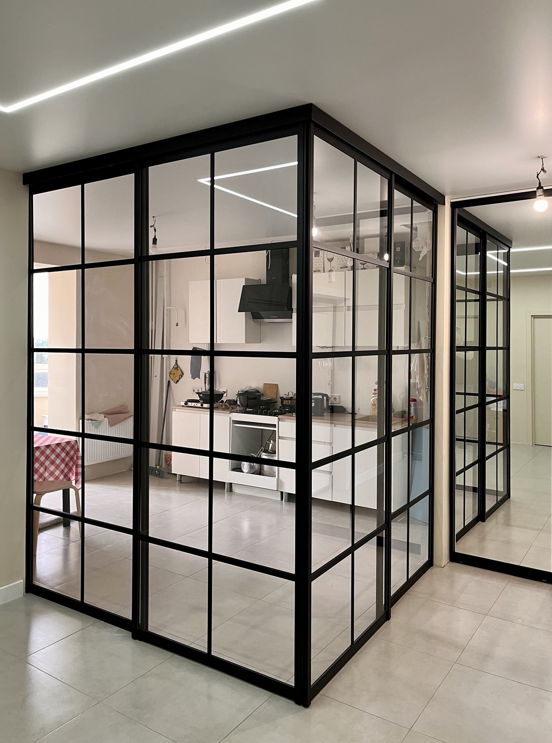 Стеклянные перегородки 